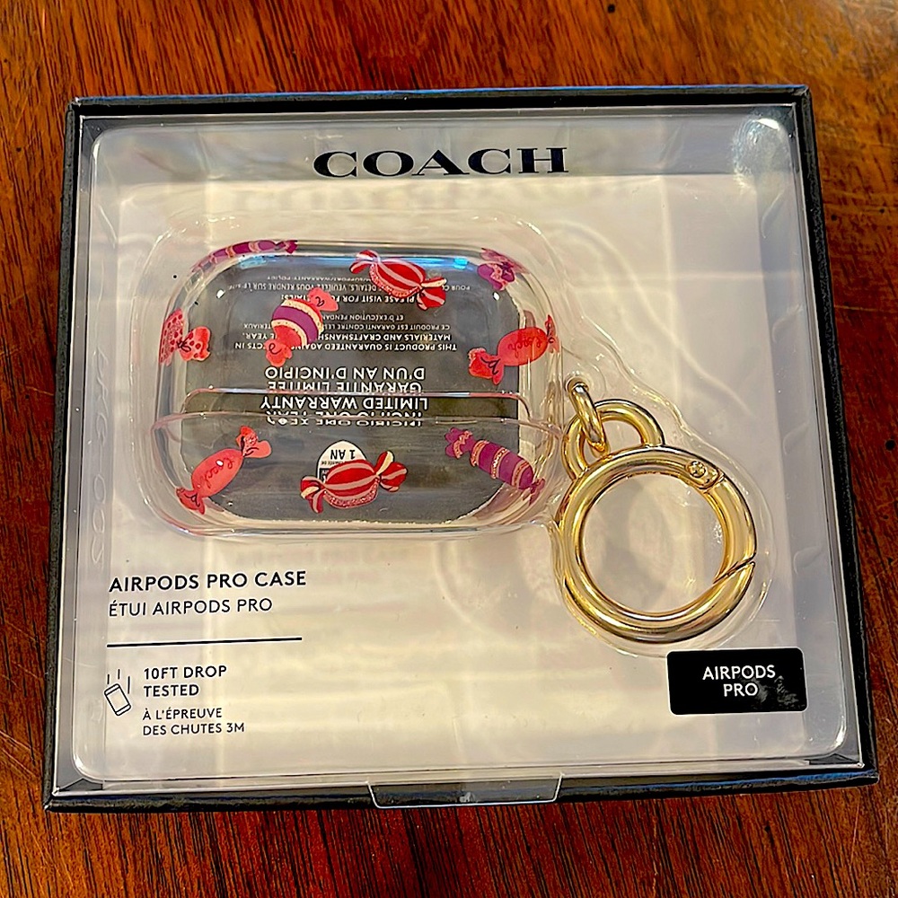 AirPods Pro case. This is a coach accessory. Crafted to last. 👌